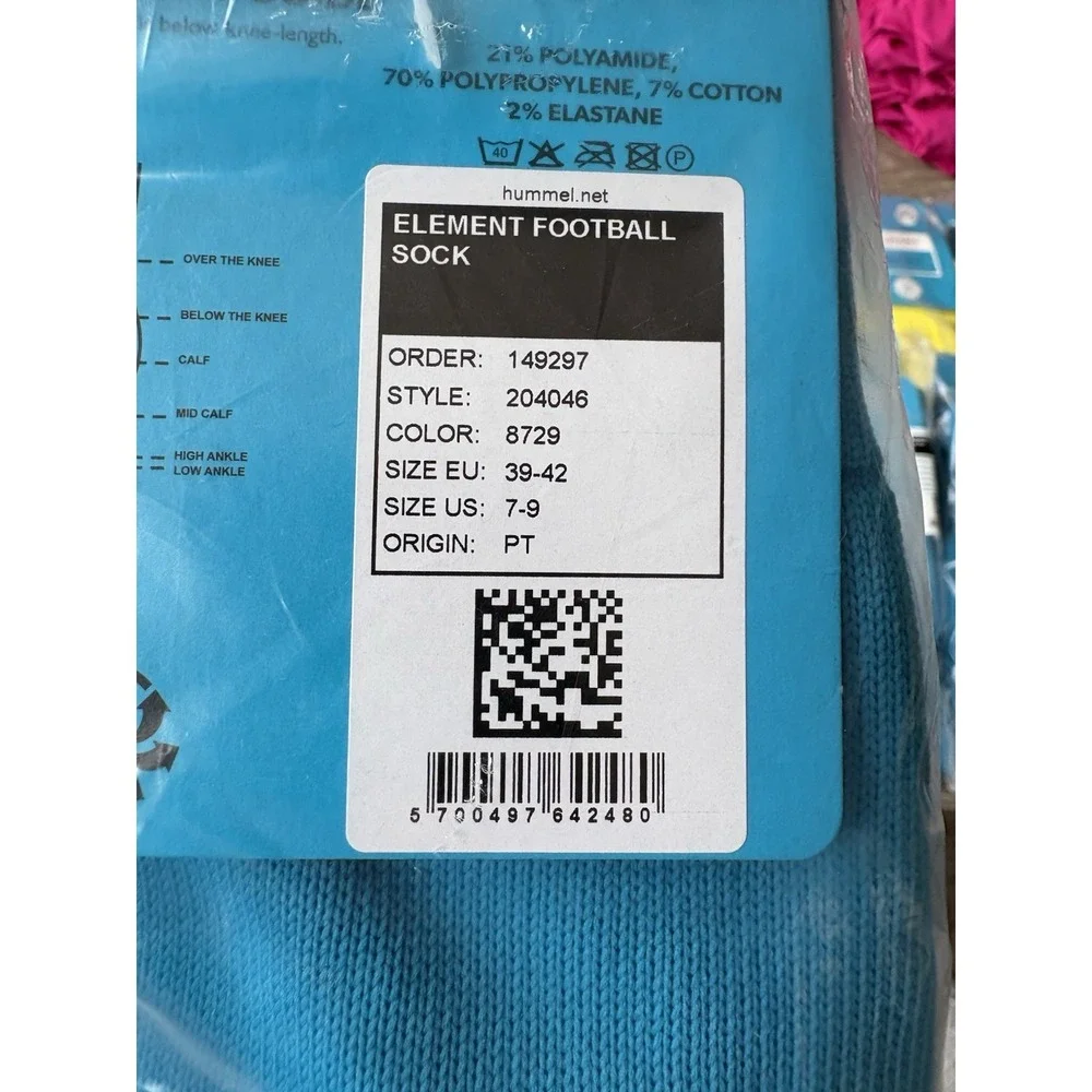 Hummel Element Soccer Socks US Size 7-9‎
